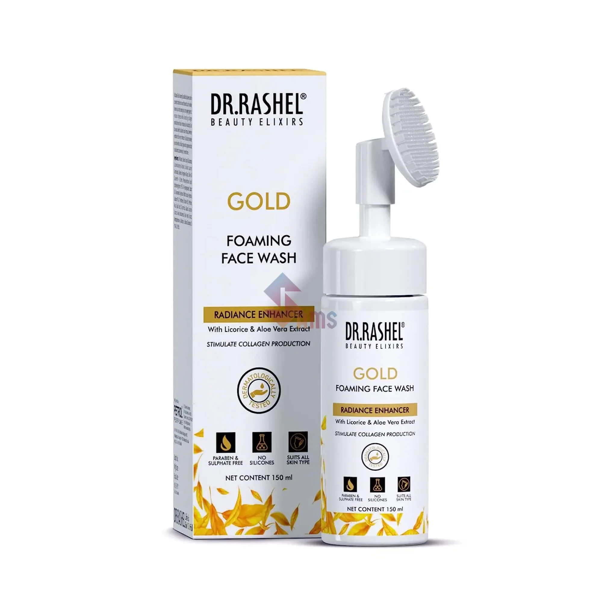 Dr Rashel gold foaming face wash.webp
